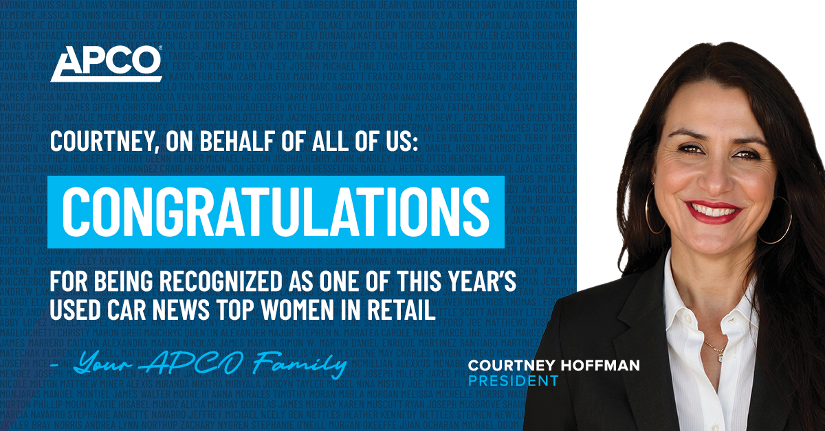 APCO President, Courtney Hoffman Honored as a 2026 Woman in Retail